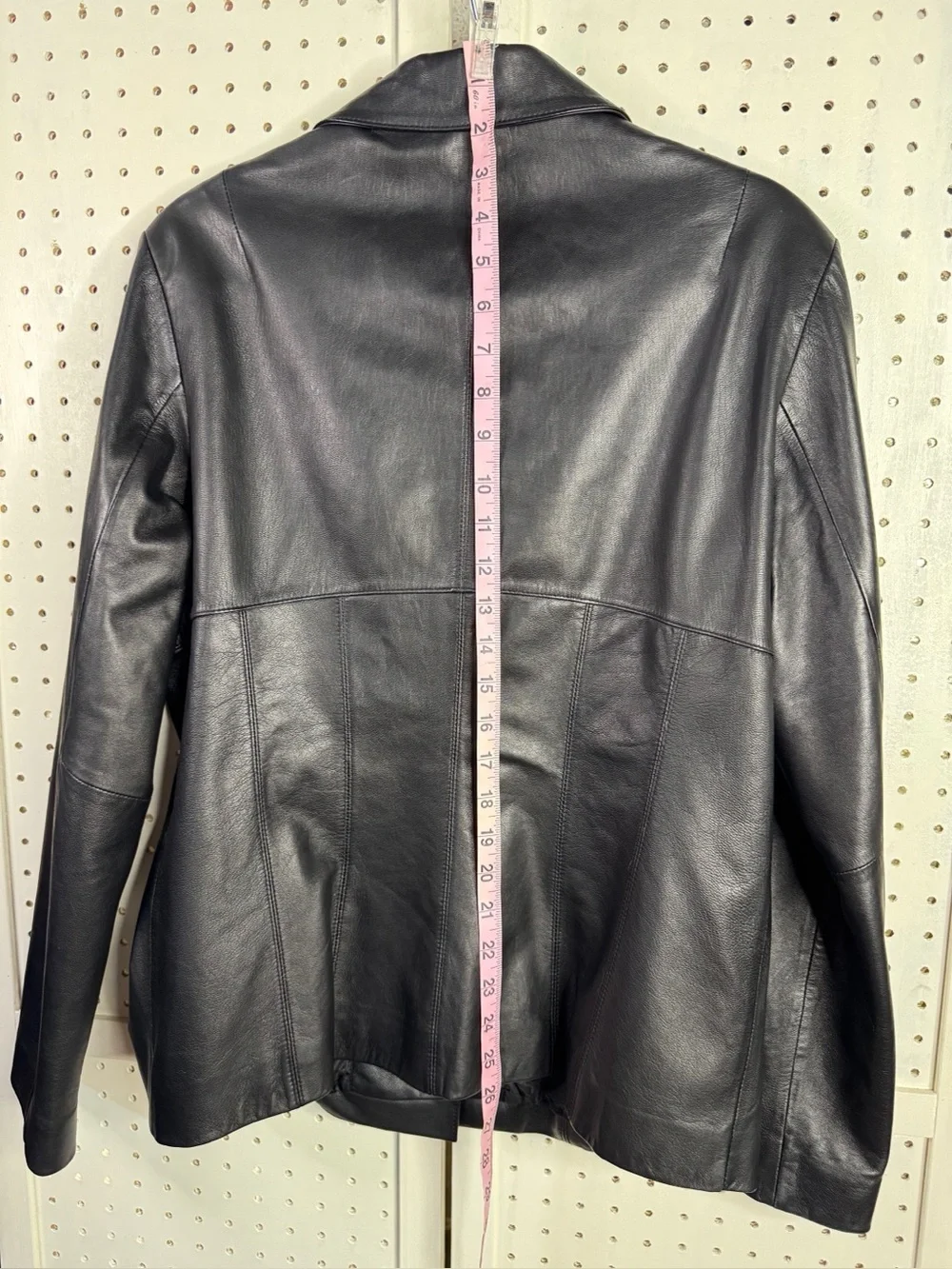 Wilsons Leather Black Genuine Leather Blazer Jacket Women’s Large Y2K